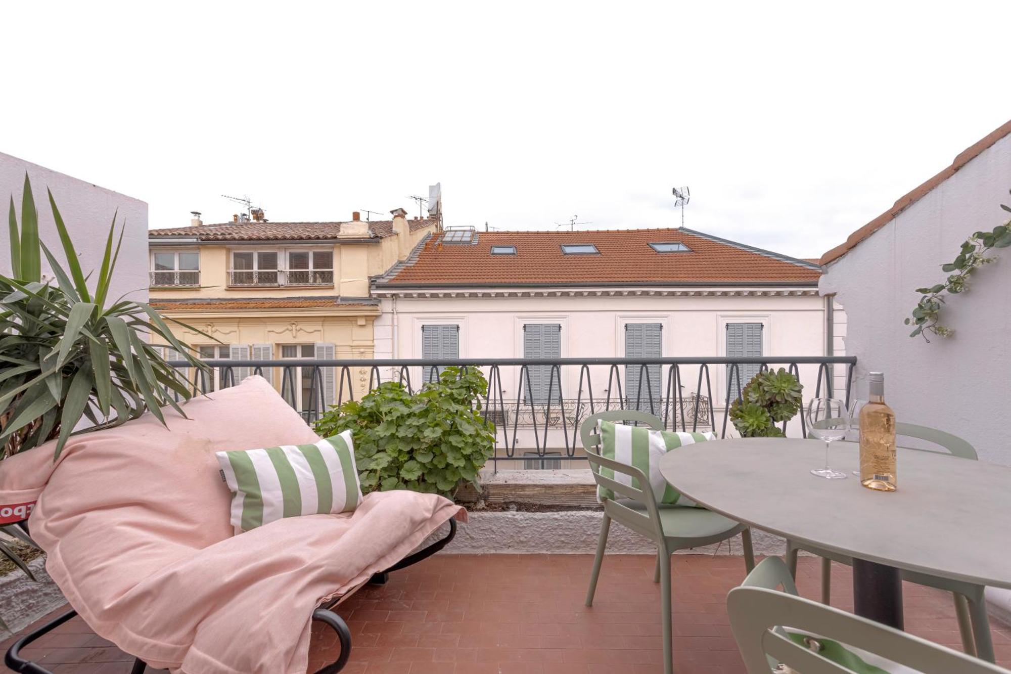 קאן Alma Florian Apartment 4 People With Terrace מראה חיצוני תמונה