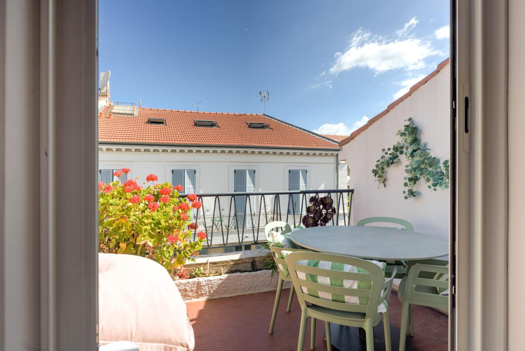 קאן Alma Florian Apartment 4 People With Terrace מראה חיצוני תמונה